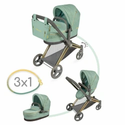 Skládací kočárek pro panenky s batůžkem 3v1 DeCuevas Capriccio 73 cm Skládací kočárek pro panenky s batůžkem 3v1 DeCuevas Capriccio 73 cm
