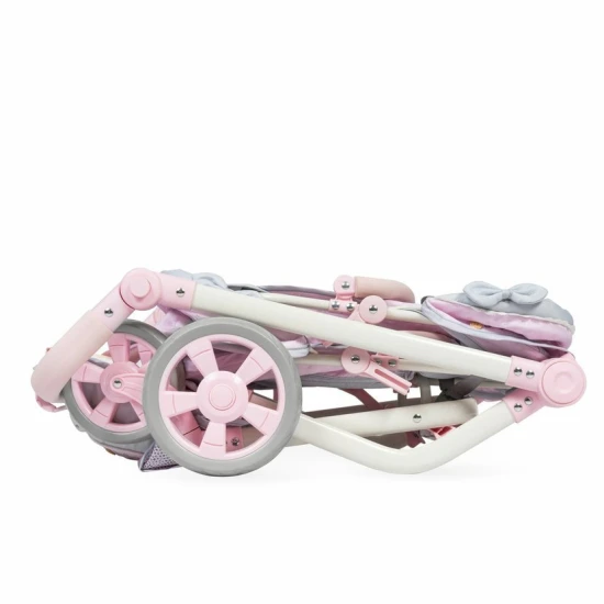 Skládací kočárek pro dvojčata panenky DeCuevas 90875 z kolekce Sophie 2025