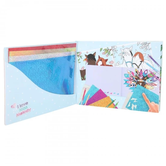 Kreativní omalovánky Miss Melody Fancy Foils