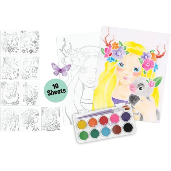 Kreativní set TOPModel Omalovánky s 10 motivy