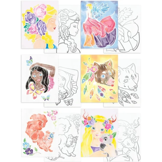 Kreativní set TOPModel Omalovánky s 10 motivy