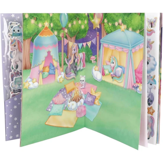 Kreativní sešit s nálepkami Ylvi Puffy