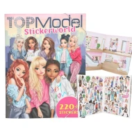 Tvořivý sešit TopModel Stickerworld s 220 nálepkami