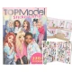 Tvořivý sešit TopModel Stickerworld s 220 nálepkami - Depesche DP-13423