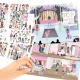 Tvořivý sešit TopModel Stickerworld s 220 nálepkami - Depesche DP-13423