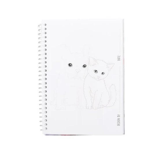 Kreativní sešit do kapsy TOPModel lila