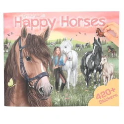 Kreativní sada s nálepkami Happy Horses