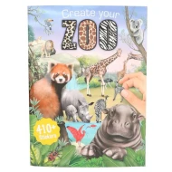 Kreativní sešit se samolepkami ZOO