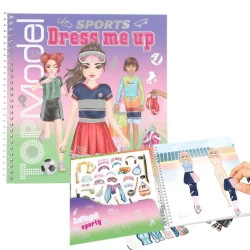 Sportovní kreativní sešit TopModel s nálepkami