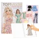 Kreativní sešit s nálepkami TopModel Summer Feeling - Depesche DP-13833