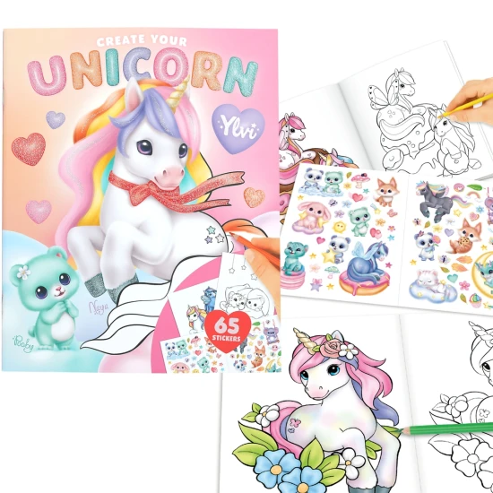 Kreativní omalovánky Ylvi Create Your Unicorn