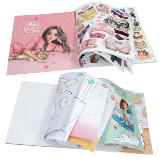 Depesche TOPModel Kreativní sešit Kitty DP-14213 s koťaty