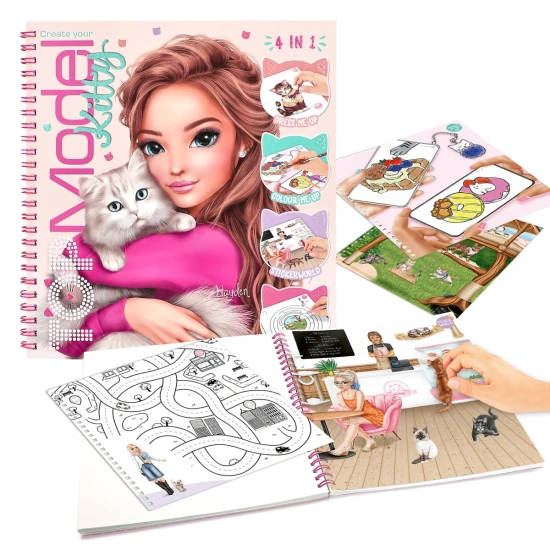 Depesche TOPModel Kreativní sešit Kitty DP-14213 s koťaty