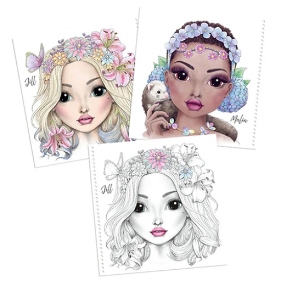 TOPModel Omalovánky Modelky