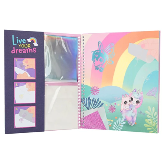 Kreativní sešit se samolepkami Jednorožec Ylvi