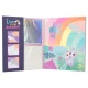 Kreativní sešit se samolepkami Jednorožec Ylvi