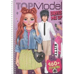 Kreativní sešit TopModel Obleč mě 160 samolepek Kreativní sešit TopModel Obleč mě 160 samolepek