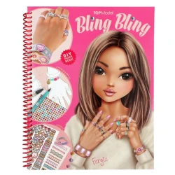 Kreativní sešit na výrobu a zdobení šperků s kamínky TOPModel Bling Bling