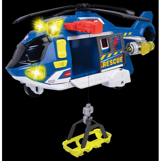 Záchranářská helikoptéra 39 cm se světlem a zvukem – Dickie Toys D3307002