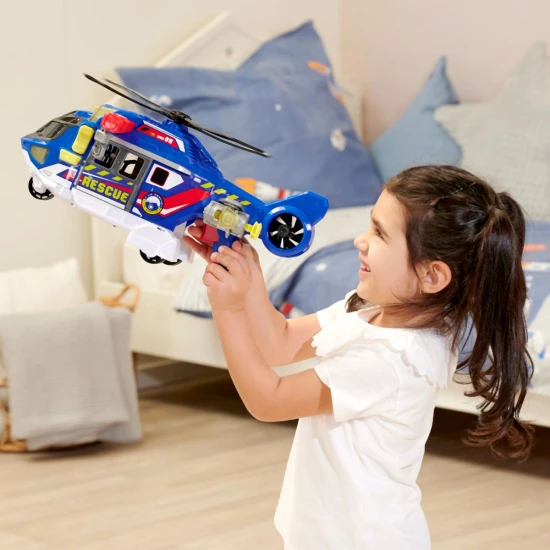 Záchranářská helikoptéra 39 cm se světlem a zvukem – Dickie Toys D3307002