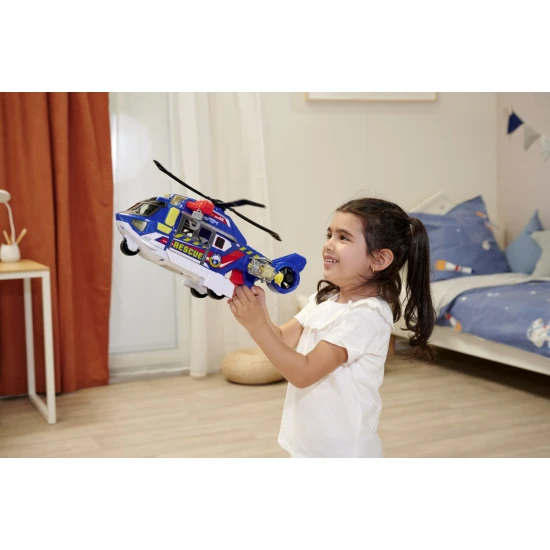 Záchranářská helikoptéra 39 cm se světlem a zvukem – Dickie Toys D3307002