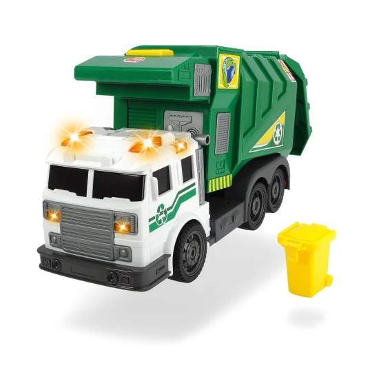 Popelářské auto 39 cm s popelnicí – Dickie Toys D3308378