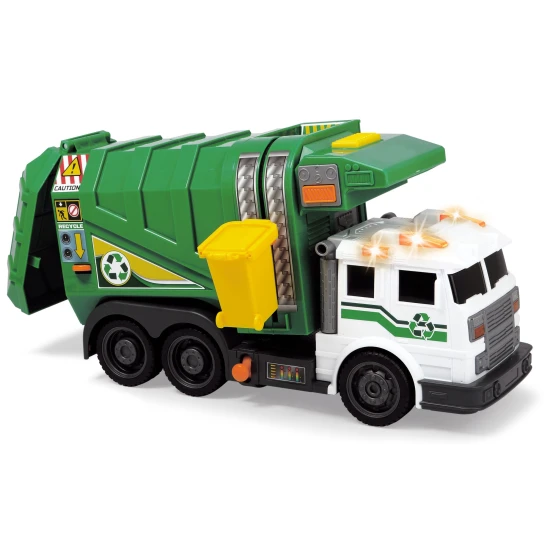Popelářské auto 39 cm s popelnicí – Dickie Toys D3308378