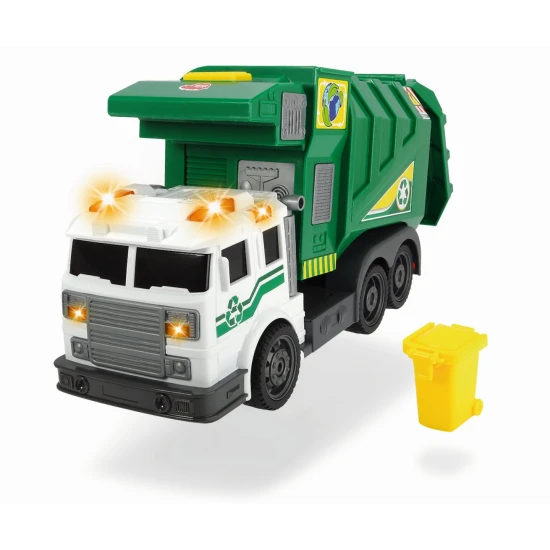 Popelářské auto 39 cm s popelnicí – Dickie Toys D3308378