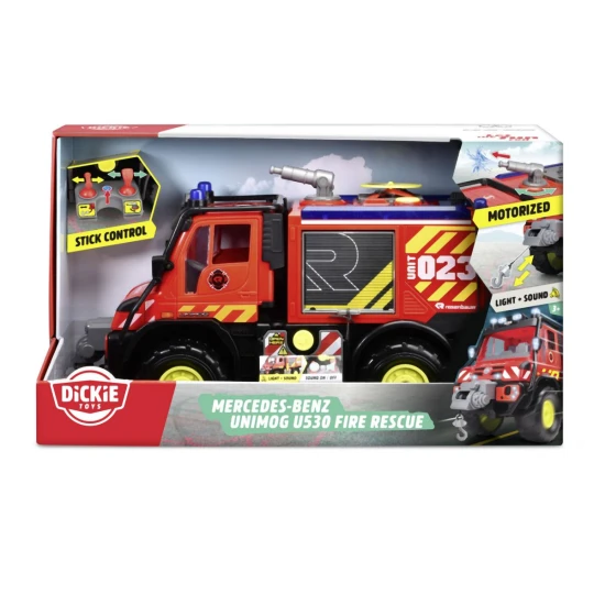 Hasičské auto Unimog U530 50 cm – Dickie Toys D3719033