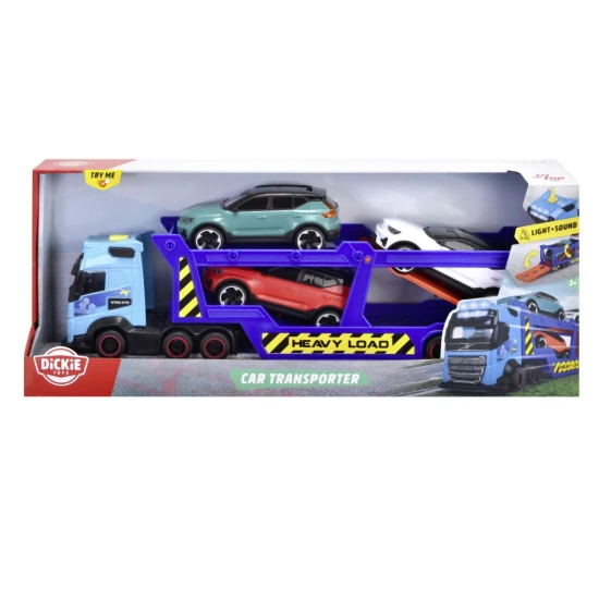 Autotransportér Volvo FH 16 40 cm se 3 auty – Dickie Toys D3747017