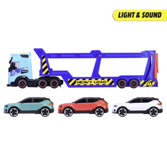 Autotransportér Volvo FH 16 40 cm se 3 auty – Dickie Toys D3747017