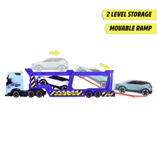Autotransportér Volvo FH 16 40 cm se 3 auty – Dickie Toys D3747017