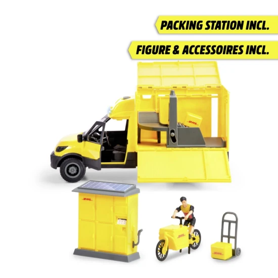 DHL souprava zásilkové dopravy 25 cm – Dickie Toys D3747020