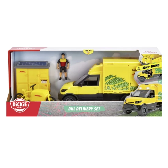 DHL souprava zásilkové dopravy 25 cm – Dickie Toys D3747020