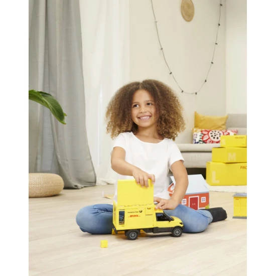 DHL souprava zásilkové dopravy 25 cm – Dickie Toys D3747020