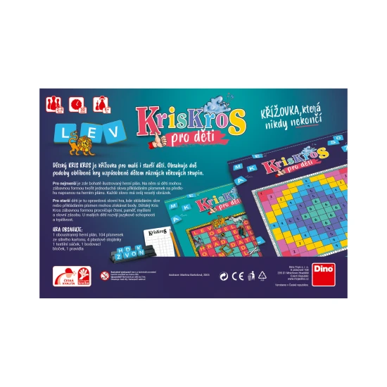 Klasická hra Kris Kros v dětské verzi