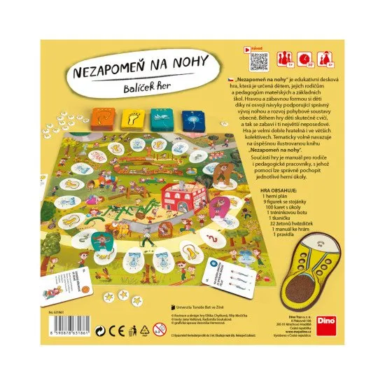 Nezapomeň na nohy - zábavná edukační hra pro děti