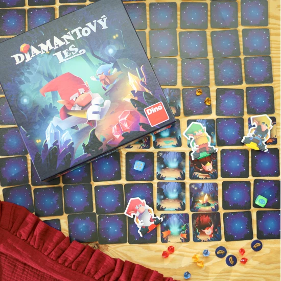 Proměňte se v trpaslíky v originální dětské hře Diamantový les od českého autora. Čeká vás napínavá pátrací akce v temném lese.