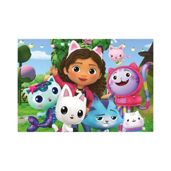 Gabby’s Dollhouse puzzle Oslava – 3 puzzle po 55 dílcích