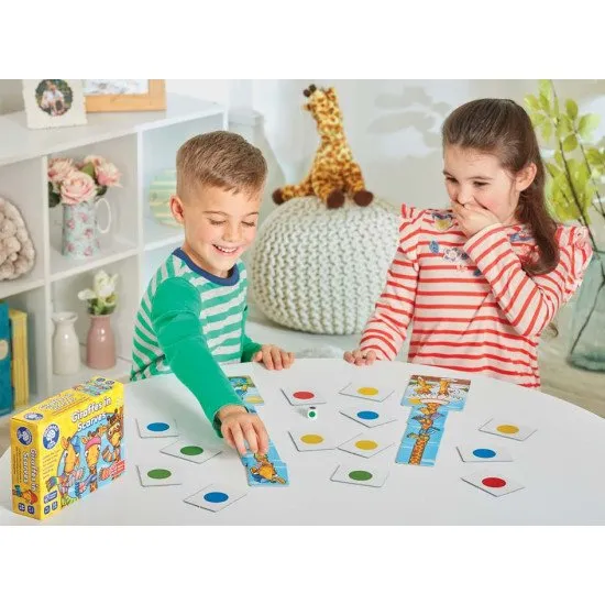 Staňte se hráčem, jehož žirafy mají na krku nejvíce šál. Hra, která rozvíjí dovednosti.