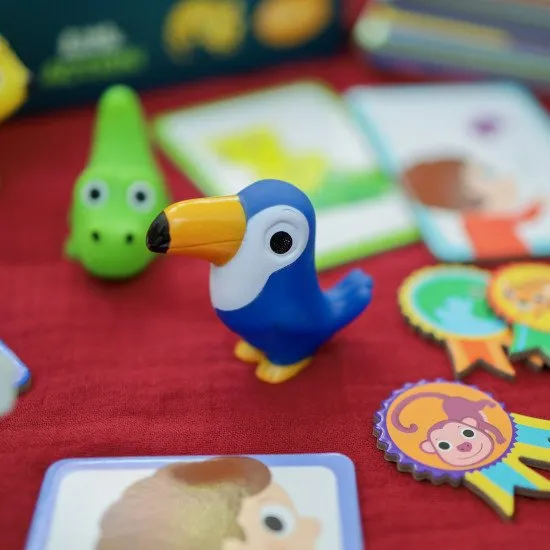 Djeco Hra Moje Veselá džungle Hra Veselá džungle společenská hra plná pohybu a šikovnosti.