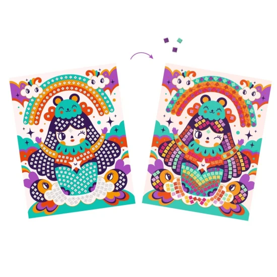 Mozaika Kokeshi Panenky