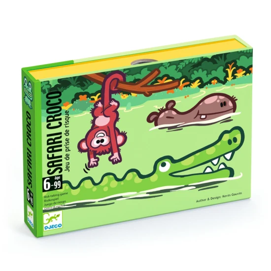 DJECO Safari Croco – karetní hra rizika pro děti a rodiny