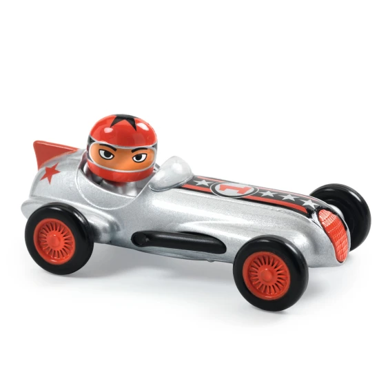Kovové autíčko Crazy Motors Silver Super Speed Kovové autíčko Crazy Motors Silver Super Speed – Djeco DJ05453
