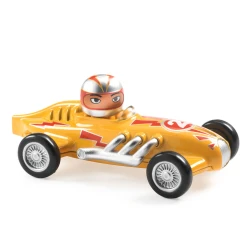 Kovové autíčko Crazy Motors Yellow Super Speed