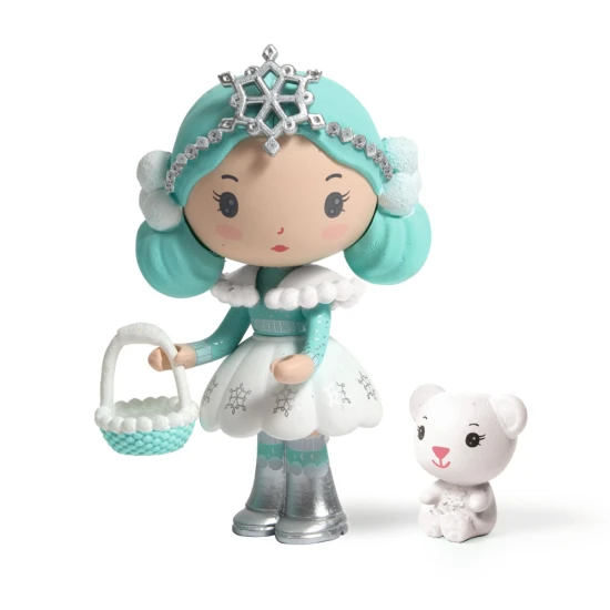 Tinyly Neige & Nours – DJECO figurka pro děti, sběratelská hračka s malým medvídkem