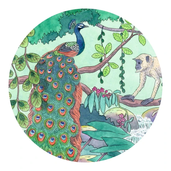 Djeco Puzzle Indická džungle 54 dílků