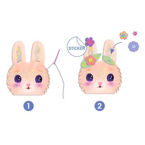 Djeco Kreativní sada Šití kabelky Miss Bunny