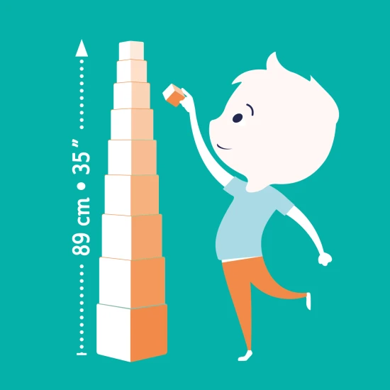 Stavějte barevné pyramidy se zvířátky