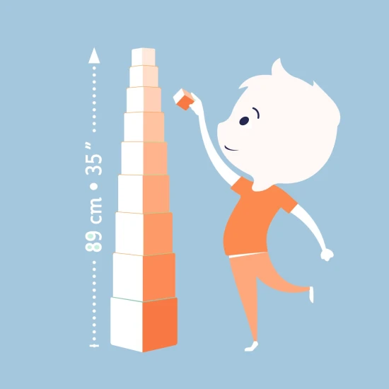 Kostky pyramida Lesní zvířátka